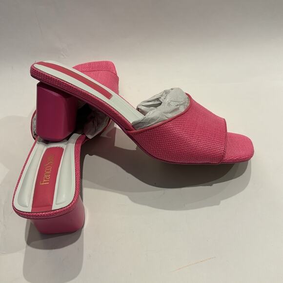 Franco Sarto NWT Linley block Heels in Pink size 8 - Picture 10 of 12